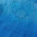Amiri Gradient Washed Flower Embroidery Zip‑Up Hoodie Jacket, Blue&Black #A67852