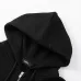 Amiri Minimal Logo Print Zip‑Up Hoodie Jacket, Black #A67853