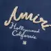 Amiri Navy Blue Varsity Jacket With Embroidered Logo And Striped Details #B54388