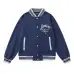 Amiri Navy Blue Varsity Jacket With Embroidered Logo And Striped Details #B54388