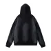 Amiri Rhinestone Logo Zip‑Up Hoodie Jacket, Wine Red&Black #A67850