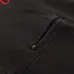 Balenciaga Dirac Equation Embroidered Zip‑Up Hoodie, Washed Black & Red #A67837