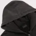 Balenciaga Dirac Equation Embroidered Zip‑Up Hoodie, Washed Black & Red #A67837