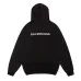 Balenciaga Logo Embroidered Distressed Zip‑Up Hoodie Jacket, Black #A67838