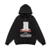 Balenciaga Print Zip‑Up Hoodie Jacket Men Loose Casual Hooded Sweatshirt Black #A67835