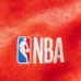 Balenciaga Red Faux Leather NBA 10 Heavy Embroidery Varsity Jacket #A69174