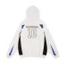 Balenciaga x NBA No.10 Zip‑Up Hoodie Jacket, Black & White #A67836