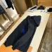 Burberry Blue Embroidered Logo Hooded Windbreaker Jacket, Black #A68473
