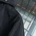 Burberry Blue Embroidered Logo Hooded Windbreaker Jacket, Black #A68473