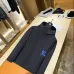 Burberry Blue Embroidered Logo Hooded Windbreaker Jacket, Black #A68473