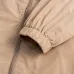 Burberry Blue Embroidered Logo Hooded Windbreaker Jacket, Khaki #A68472