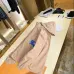 Burberry Blue Embroidered Logo Hooded Windbreaker Jacket, Khaki #A68472