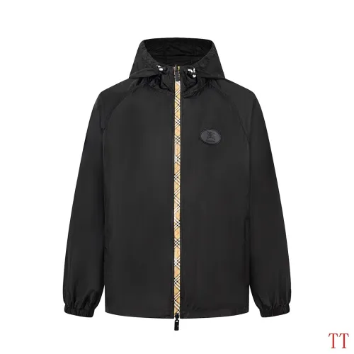 Burberry Check Placket Nylon Hooded Jacket #A69181