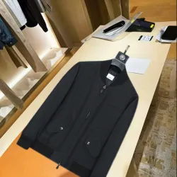 Burberry Embroidered Logo Bomber Jacket, Black #A68476