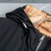 Burberry Embroidered Logo Hooded Windbreaker Jacket, Black #A68471