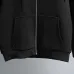 Burberry Full Zip Hooded Jacket With Check Lining Inside Hood, Black #A69404