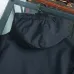Burberry Knight Print Hooded Windbreaker Jacket, Black #A68479