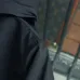Burberry Knight Print Hooded Windbreaker Jacket, Black #A68479