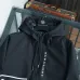 Burberry Letter Print Hooded Windbreaker Jacket, Black #A68477