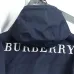 Burberry Letter Print Hooded Windbreaker Jacket, Navy Blue #A68480