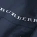 Burberry Letter Print Hooded Windbreaker Jacket, Navy Blue #A68480