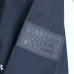 Burberry Letter Print Hooded Windbreaker Jacket, Navy Blue #A68480