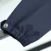 Burberry Letter Print Hooded Windbreaker Jacket, Navy Blue #A68480