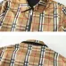 Burberry Men’s Collared Zip‑Up Jacket, Vintage Check & Solid Black #A67895