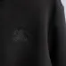 Burberry Stand Collar Full Zip Sweat Jacket With Embroidered Logo, Black #A69405