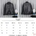 Chrome Hearts Black Faux Leather Heavy Embroidery Varsity Jacket #A69172