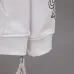Chrome Hearts Horseshoe Floral Print Full Zip‑Up Hoodie Jacket, Black & White #A67842