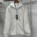 Chrome Hearts Zip Hoodie Golden Cross Back Print, Off White & Black #A68771