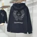 Chrome Hearts Zip Hoodie Pink Circular Graphic Front & Back, Multi Colors #A68775