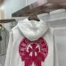 Chrome Hearts Zip Hoodie Red & Yellow Cross Print Front & Back, Multi Colors #A68776