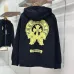 Chrome Hearts Zip Hoodie Red & Yellow Cross Print Front & Back, Multi Colors #A68776