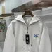 Chrome Hearts Zip Up Hoodie Colorful Circular Print, Off White & Black #A68774
