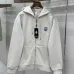 Chrome Hearts Zip Up Hoodie Colorful Circular Print, Off White & Black #A68774