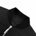 Dior 47 Neon Pink Trim Varsity Bomber Jacket, Black #A69023