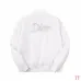 Dior Embroidered Logo Padded Bomber Jacket, White and Black #A69022