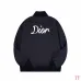 Dior Embroidered Logo Padded Bomber Jacket, White and Black #A69022