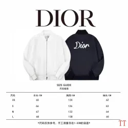 Dior Embroidered Logo Padded Bomber Jacket, White and Black #A69022