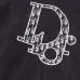 Dior Large D Logo Embroidered Padded Bomber Jacket, White and Black #A69027