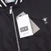 Dior Large D Logo Embroidered Padded Bomber Jacket, White and Black #A69027