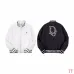 Dior Large D Logo Embroidered Padded Bomber Jacket, White and Black #A69027