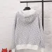 Dior Reversible Oblique Logo Zip Up Hoodie, White and Grey Monogram #A69036