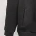 Fendi Full Zip Stand Collar Sweat Jacket With Yellow Eyes Logo, Black #A69403