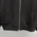 Fendi Full Zip Stand Collar Sweat Jacket With Yellow Eyes Logo, Black #A69403