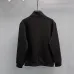 Fendi Full Zip Stand Collar Sweat Jacket With Yellow Eyes Logo, Black #A69403