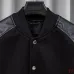 Givenchy Runway Black Wool Leather Sleeve Varsity Jacket #A69180