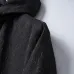 Gucci 2026 Fall‑Winter GG Jacquard Zip‑Up Hooded Jacket, Black #A68182